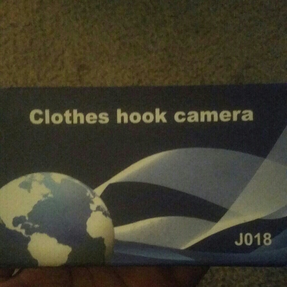 Clothes hook camera...j018